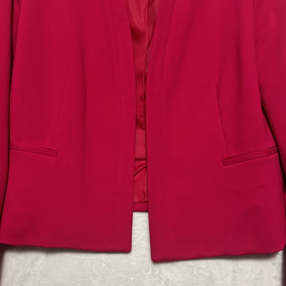 Nine West Women’s Fuchsia Pink Open Blazer Size 10 - Picture 3 of 6
